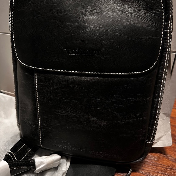 Genuine leather crossbody bag